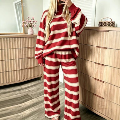 Women’s Casual Striped Set - Modern and Coordinated