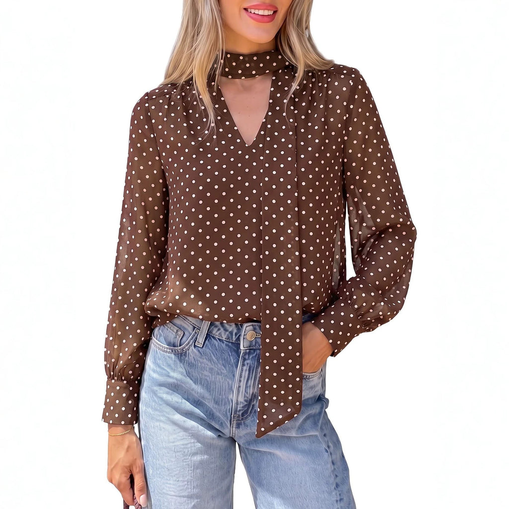 Women’s Leopard Print Shirt - Retro and Elegant