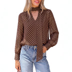 Women’s Leopard Print Shirt - Retro and Elegant