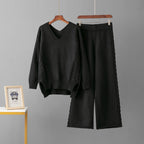 Western Wide-Leg Pants Two-Piece Set - Easy and Styled