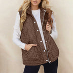 Women’s Quilted Sleeveless Vest – Warm Practical Outerwear