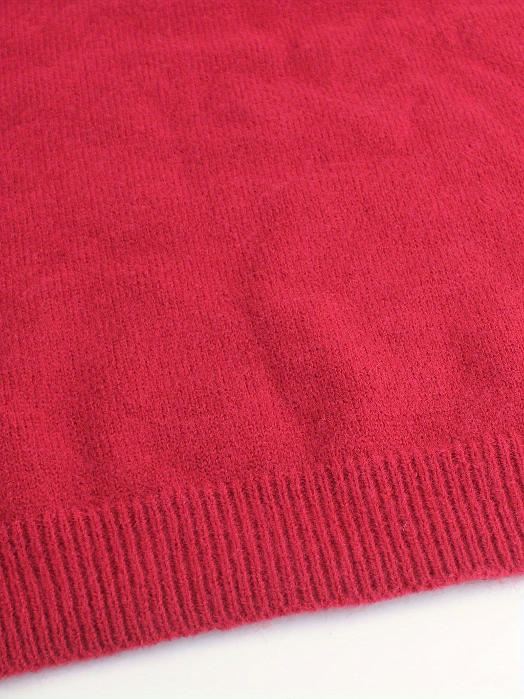 Women’s Ribbed Sweater with Striped Cuffs – Modern Cozy Knit