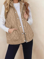 Women’s Quilted Sleeveless Vest – Warm Practical Outerwear