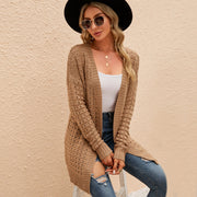 Brown knitted cardigan