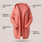 Women’s Loose Knit Cardigan - Soft and Versatile