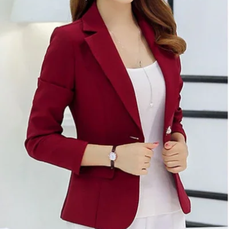 Slim Fit Tailored Office Blazer