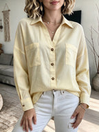 Button-Down Shirt With Chest Pockets - Casual and Practical