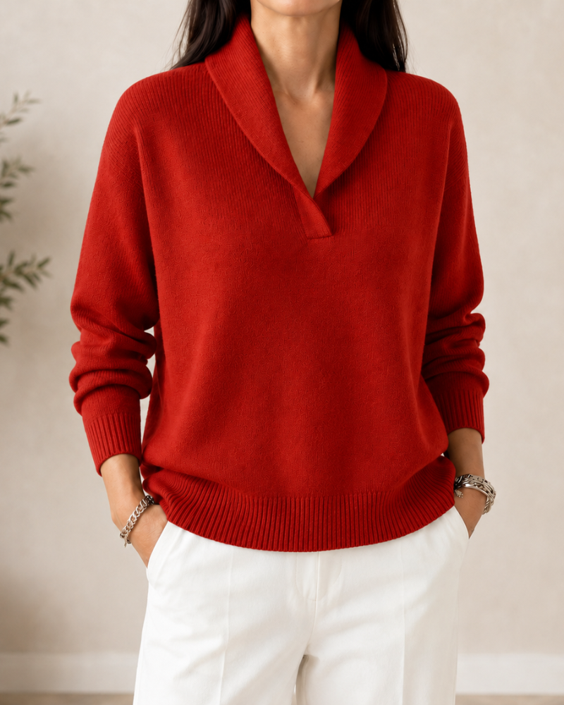 Jules Soft V-Neck Jumper - Cozy and Easy