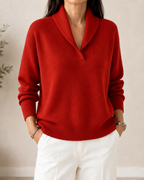 Jules Soft V-Neck Jumper - Cozy and Easy