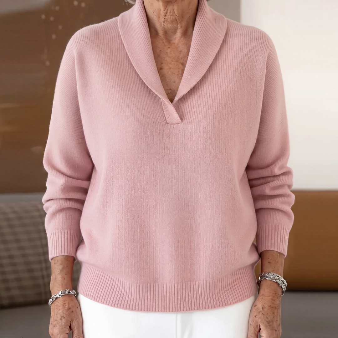 Clarissa V-Neck Jumper - Flattering and Comfortable
