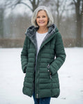Padded Coat with Lined Hood