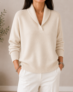 Jules Soft V-Neck Jumper - Cozy and Easy