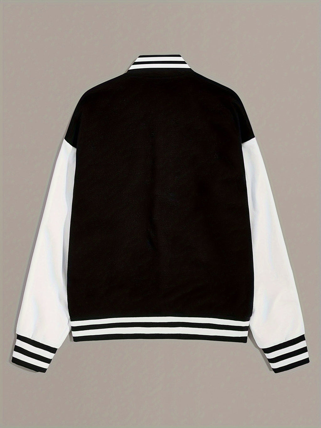 Oversized Varsity Bomber Jacket
