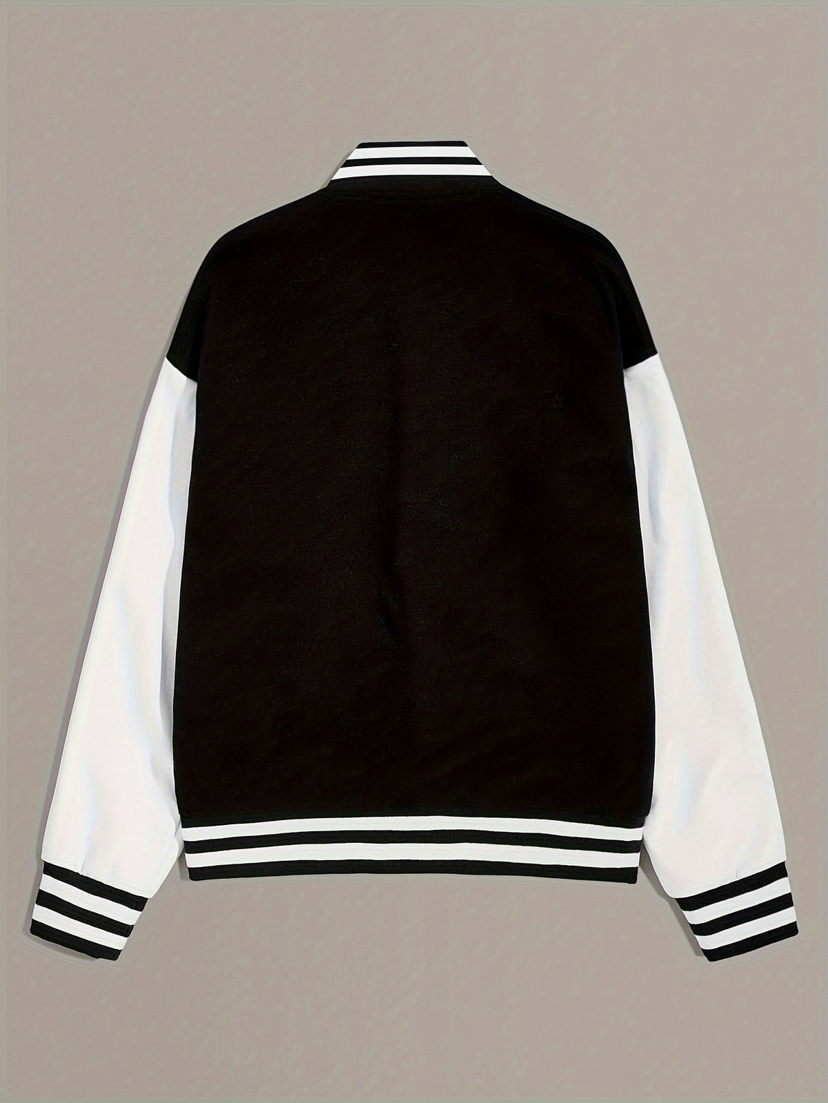 Oversized Varsity Bomber Jacket