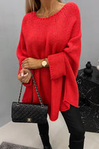 Women’s Elegant Crewneck Pullover - Soft and Refined