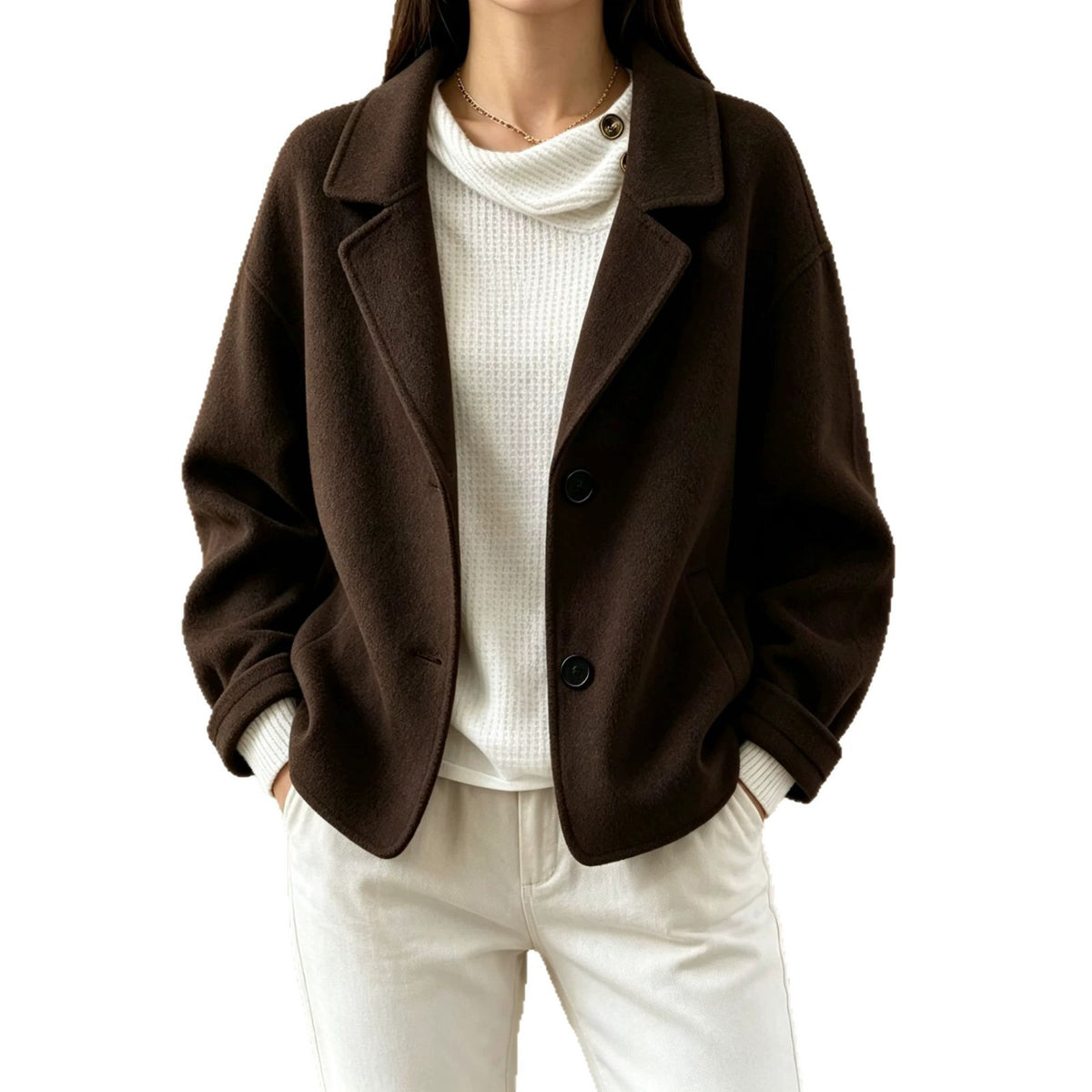 Two-Button Slim-Fit Suit - Minimalist and Chic