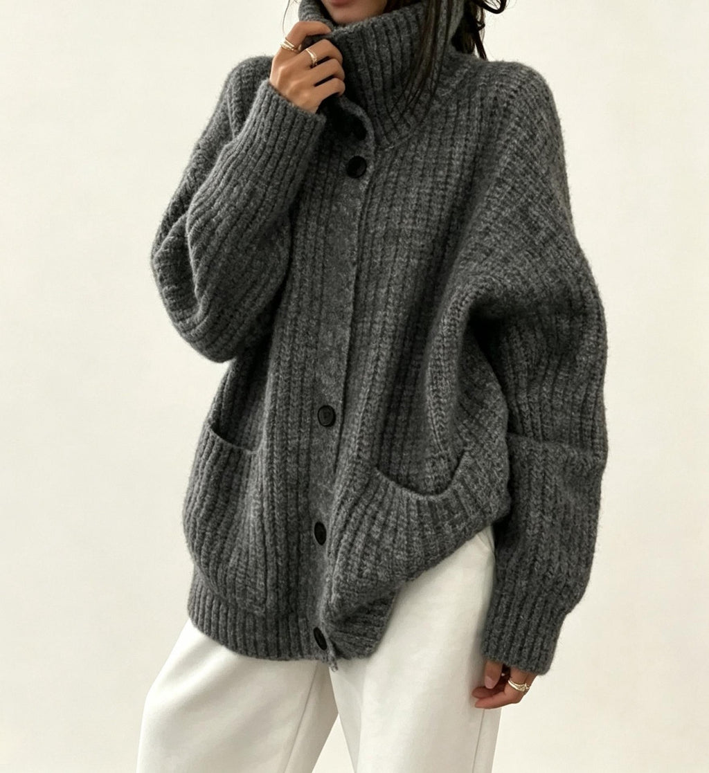 Autumn Winter Knit Cardigan Jacket - Warm and Cozy