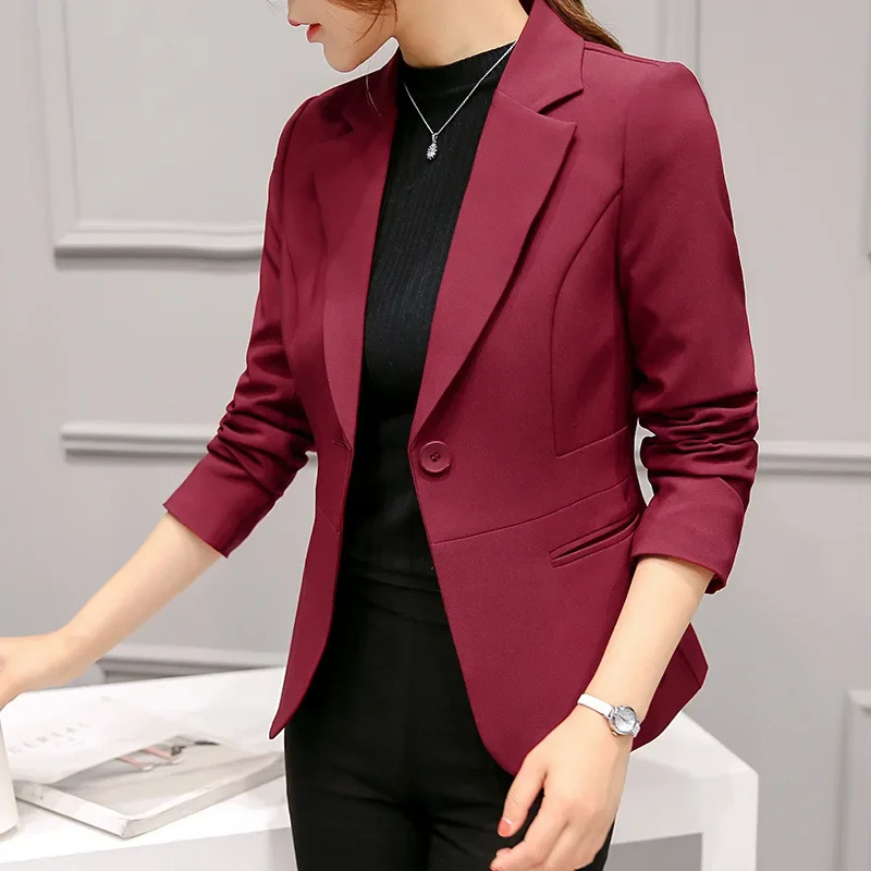 Slim Fit Tailored Office Blazer
