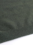 Women’s Ribbed Sweater with Striped Cuffs – Modern Cozy Knit