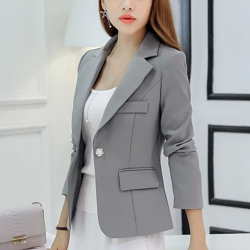 Slim Fit Tailored Office Blazer