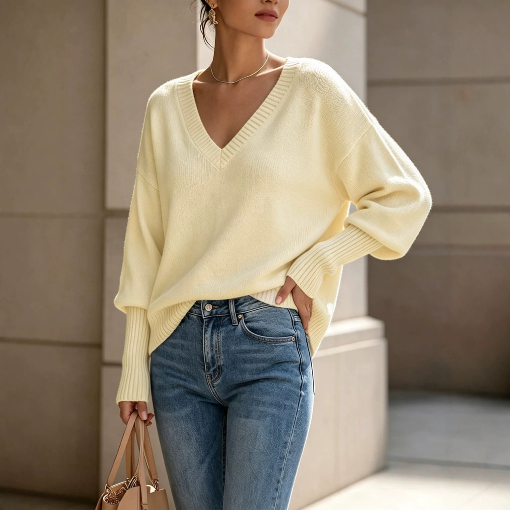 Women’s Knit Turtleneck Pullover - Soft and Elegant