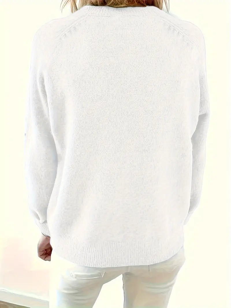 Women’s Button-Detail Pullover - Elegant and Comfortable