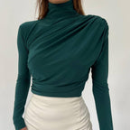 Long-Sleeve Base Layer Top - Simple and Soft