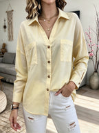 Button-Down Shirt With Chest Pockets - Casual and Practical