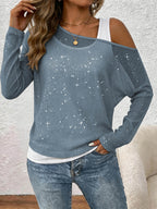 Women’s Long-Sleeve Shirt - Elegant and Fluid