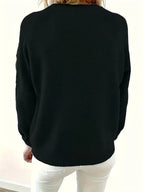 Women’s Button-Detail Pullover - Elegant and Comfortable