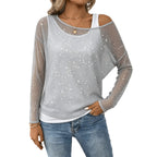 Women’s Long-Sleeve Shirt - Elegant and Fluid