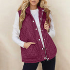 Women’s Quilted Sleeveless Vest – Warm Practical Outerwear