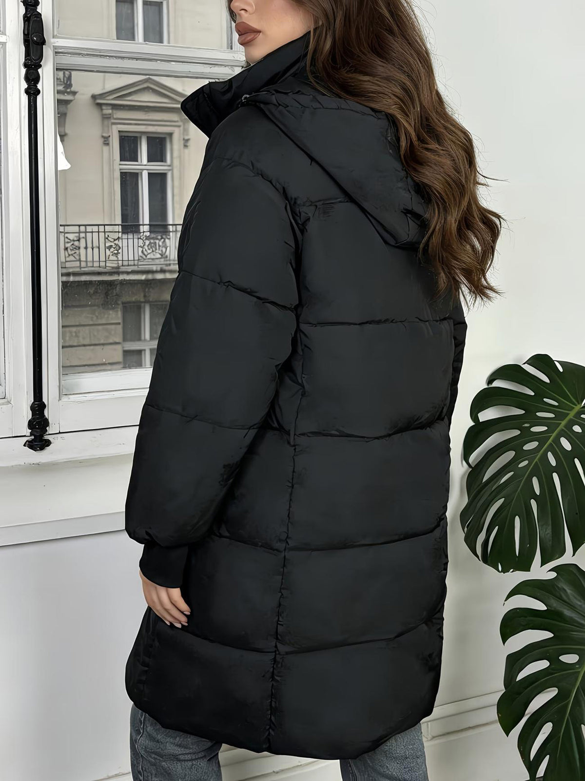 Long Loose Cotton Coat - Warm and Easy