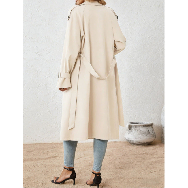 Loose-Fit Fall Trench Coat - Relaxed and Polished