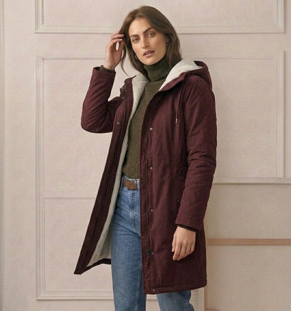 Women’s Hooded Weatherproof Coat - Warm and Protective