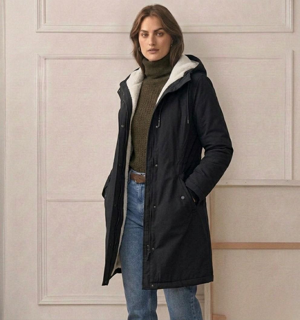Women’s Hooded Weatherproof Coat - Warm and Protective