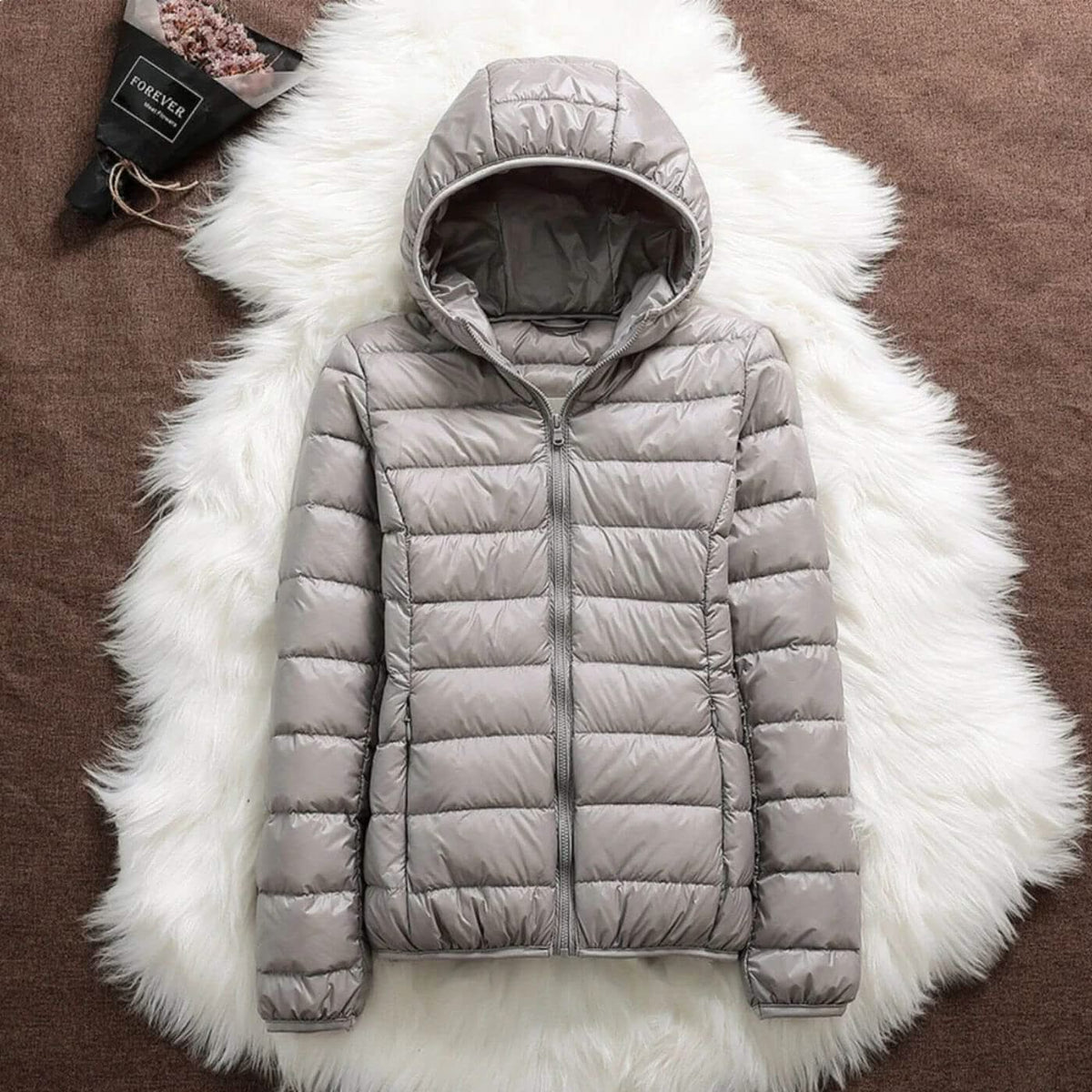 Lightweight Quilted Hooded Jacket
