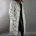 Long Cable Knit Cardigan