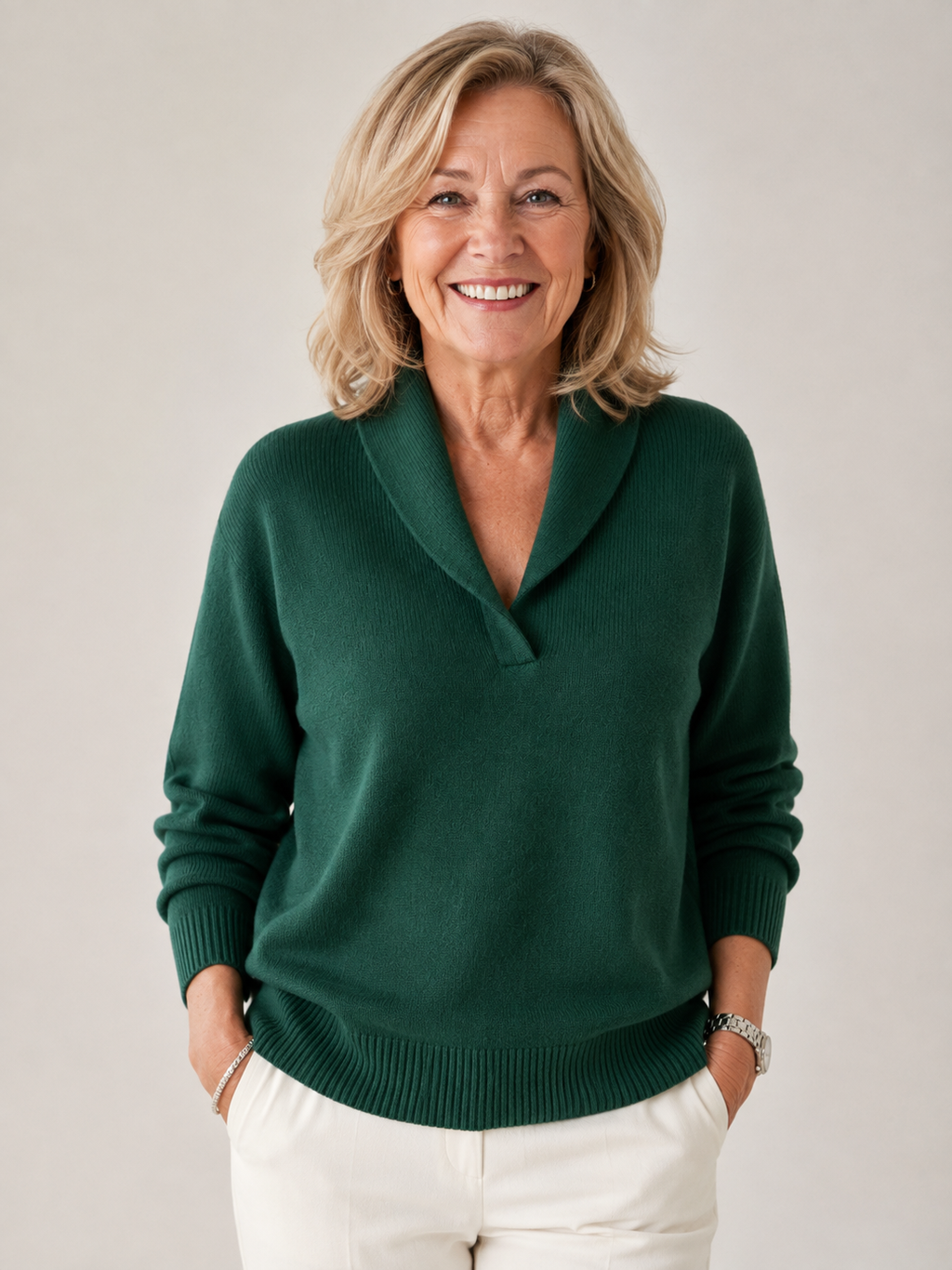 Jules Soft V-Neck Jumper - Cozy and Easy