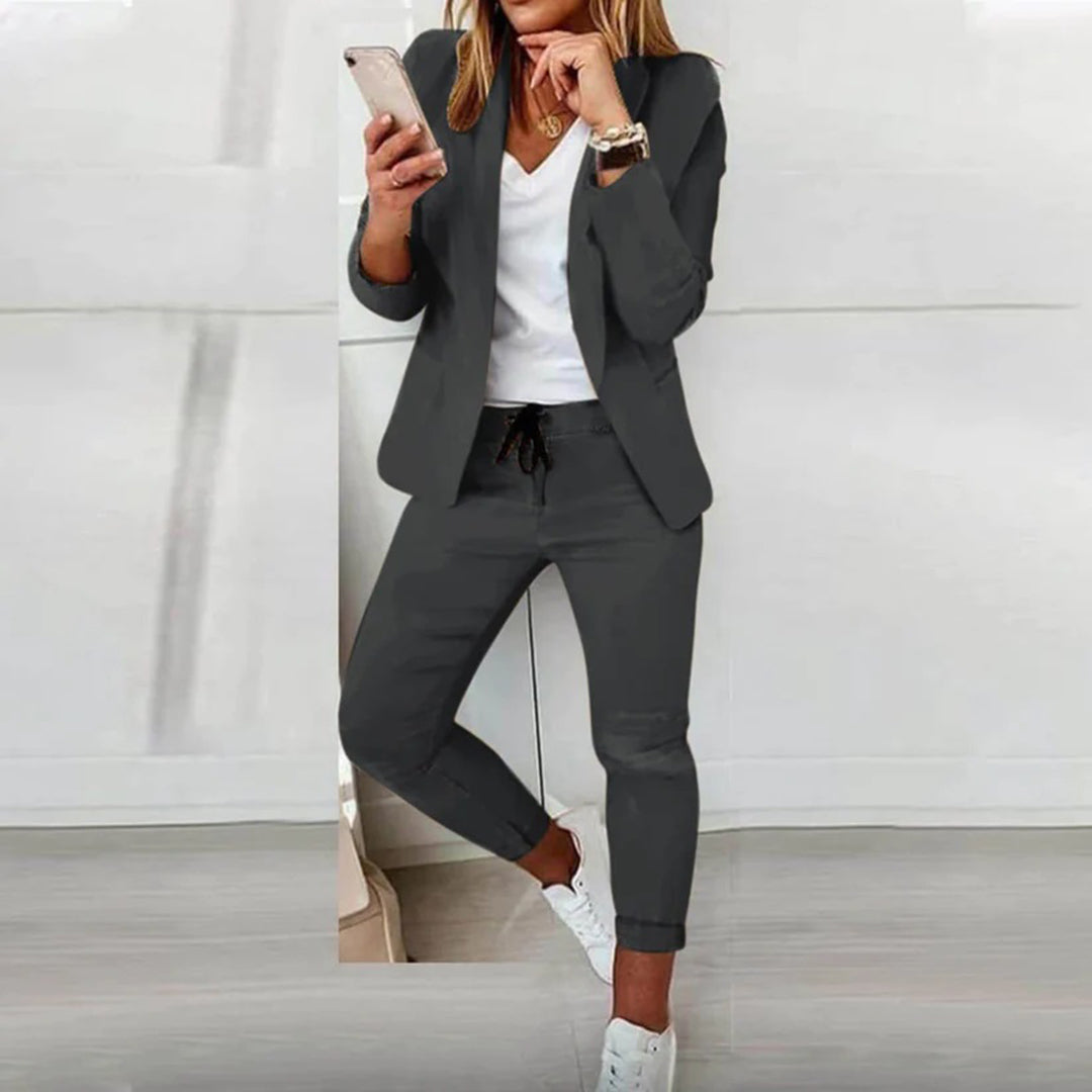 Blazer and Jogger Trousers Set