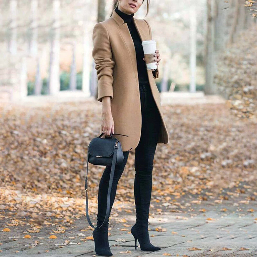 Tailored Lapel Winter Coat
