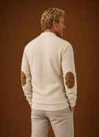 Men's Crewneck Pullover Sweater for Layering and Office Wear 2