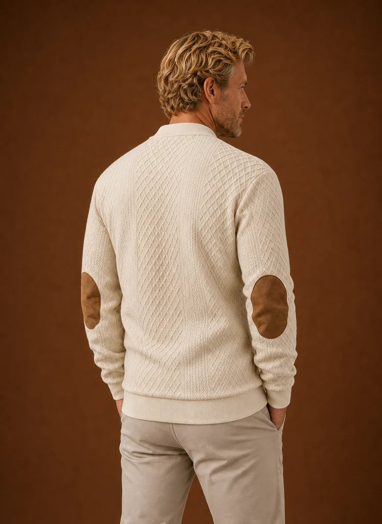 Men's Crewneck Pullover Sweater for Layering and Office Wear 2