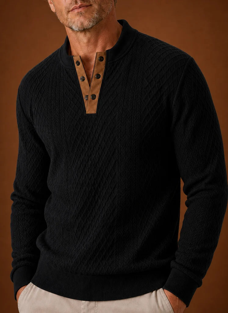 Men's Crewneck Pullover Sweater for Layering and Office Wear 7