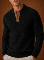Men's Crewneck Pullover Sweater for Layering and Office Wear 7