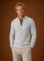 Men's Crewneck Pullover Sweater for Layering and Office Wear 8