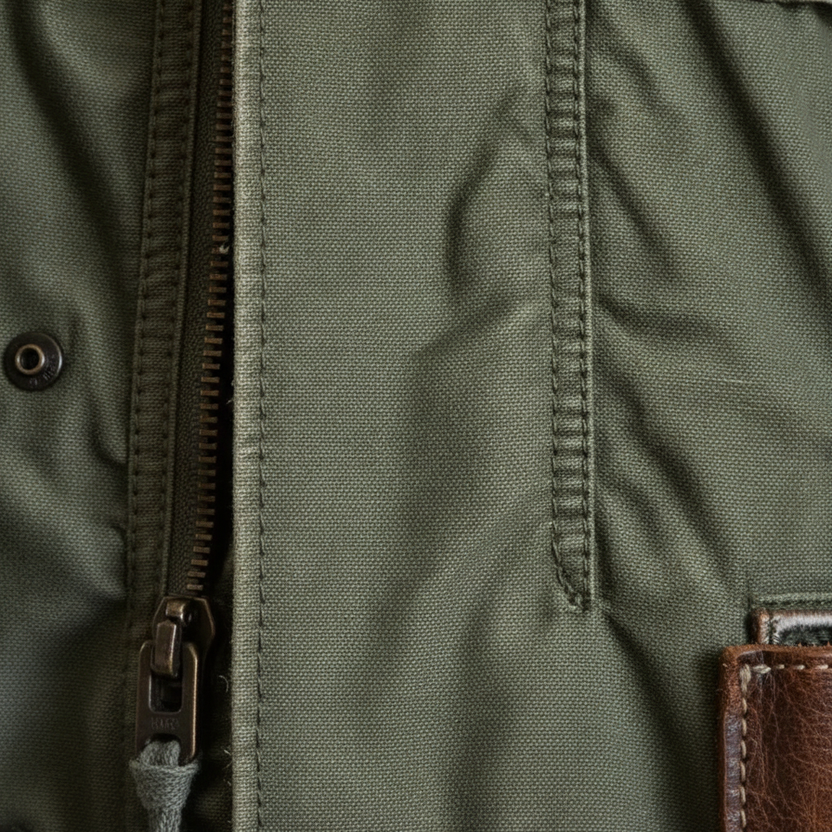 Men's durable utility field jacket designed for outdoor activities, featuring multiple pockets for storage and a rugged, weather-resistant fabric suitable for various environments. 3