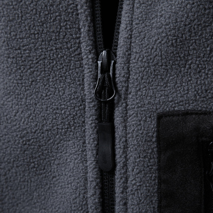 Men's fleece jacket featuring a stand collar and full-zip design, ideal for everyday wear and outdoor activities, available in various colors. 7