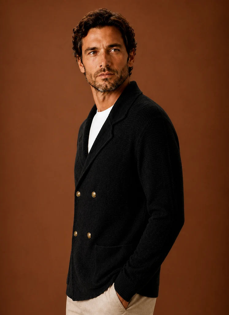 Men's Knit Cardigan Sweater for Everyday Layering and Versatile Style 1