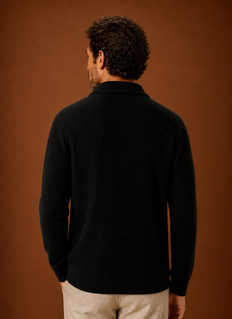 Men's Knit Cardigan Sweater for Everyday Layering and Versatile Style 2